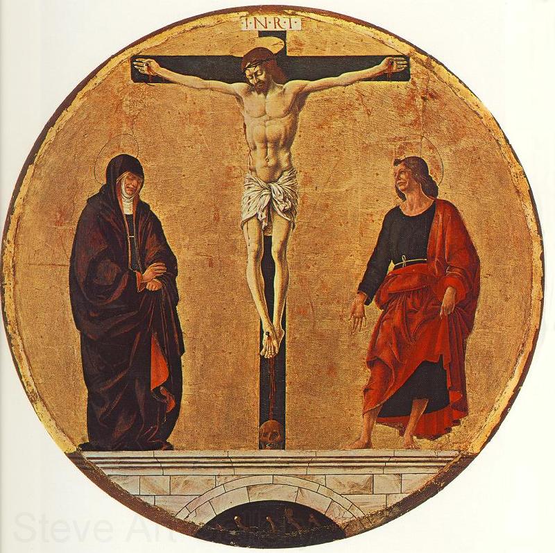 COSSA, Francesco del The Crucifixion (Griffoni Polyptych) dfg Norge oil painting art